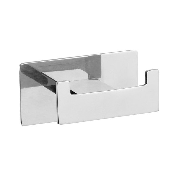 Gancio autobloccante in acciaio inox in argento lucido Genova Shine - Wenko-image-2