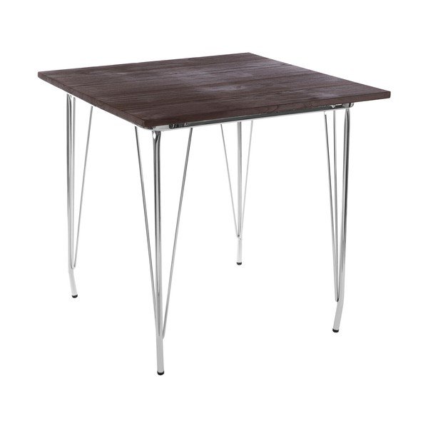 Tavolo da pranzo in olmo massiccio ø 80 cm District – Premier Housewares