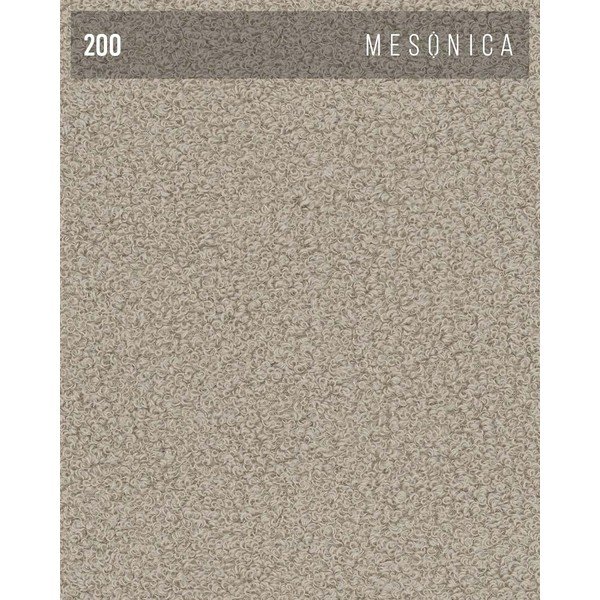 Sgabello in tessuto bouclé beige Feiro - MESONICA-image-3