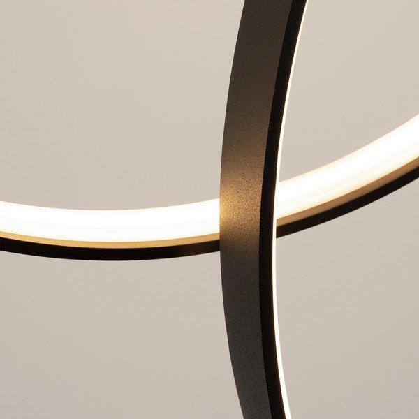 Lampadario LED nero in alluminio RIO – Thoro-image-4