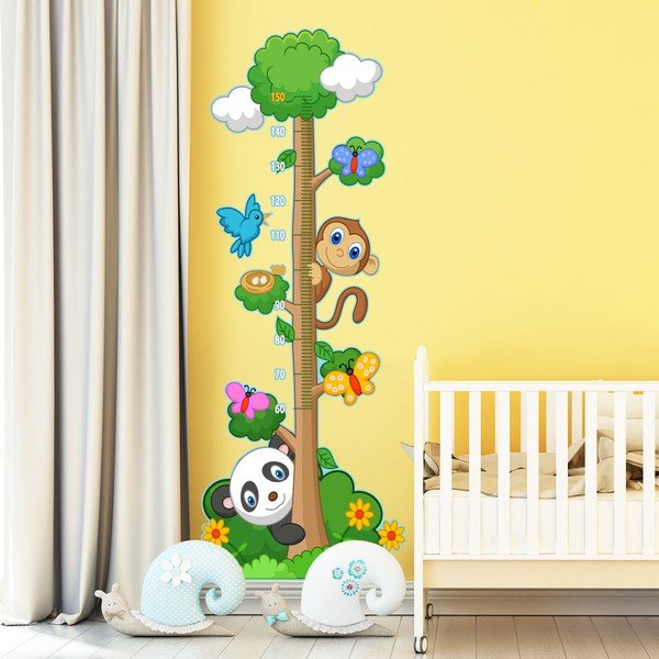 Metro autoadesivo per bambini Panda - Ambiance-image-1