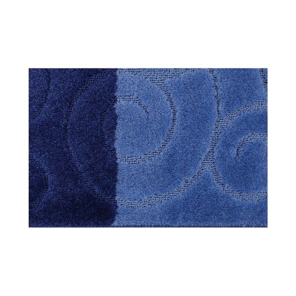 Set di 2 tappetini da bagno blu Madame Coco Bloom - Foutastic-image-4