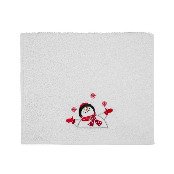 Osuška Christmas Happy White, 30 x 50 cm