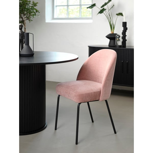 Sedia da pranzo rosa Creston - Unique Furniture-image-1