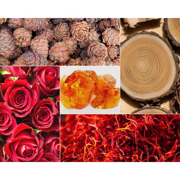 Candela di soia profumata tempo di combustione 60 h Safran-Ambre Noir/Black Wood - Privé Home-image-3