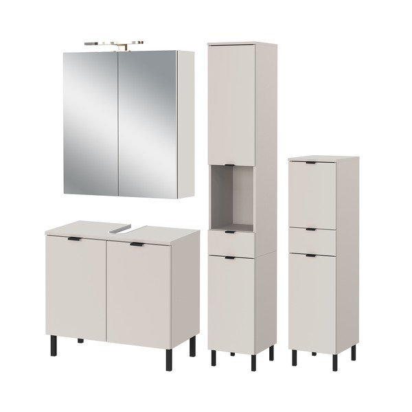 Set da bagno color crema Arcena – Germania