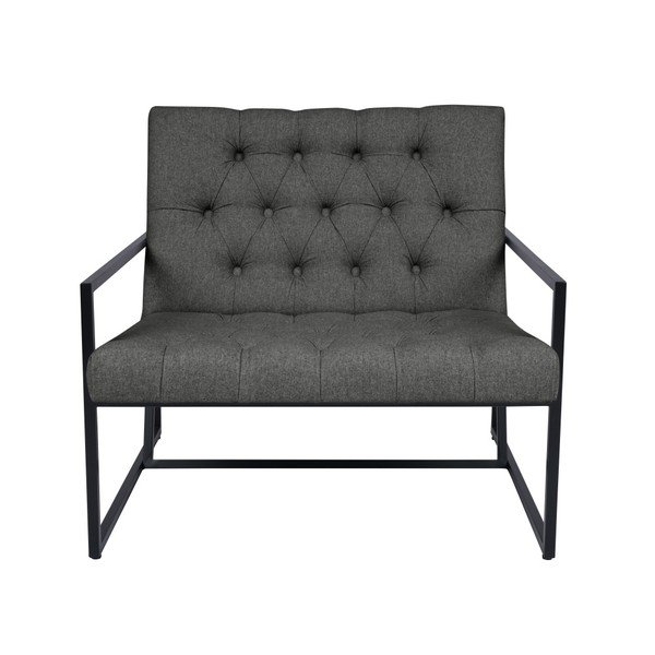 Poltrona grigio scuro Aster - Mazzini Sofas-image-2