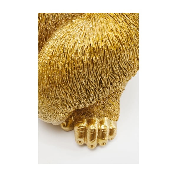 Scultura decorativa in oro Gorilla Monkey - Kare Design-image-3
