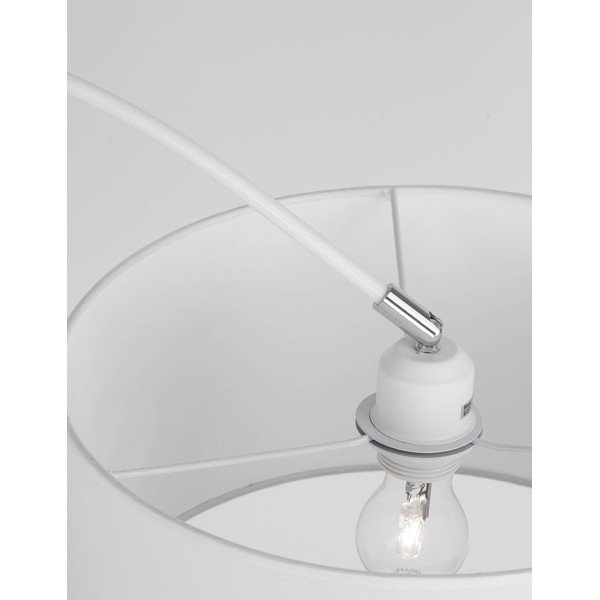 Lampada da terra bianca in pietra (altezza totale 180 cm) Sama – Nova Luce-image-2