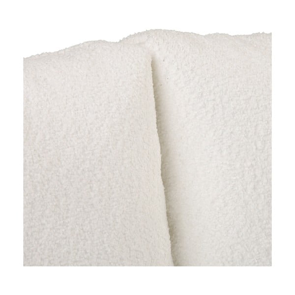 Divano angolare bianco in tessuto bouclé (angolo destro) Ariella - Ropez-image-1