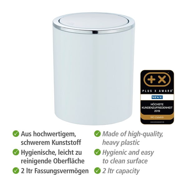 Cestino bianco , 2 l Inca - Wenko-image-3