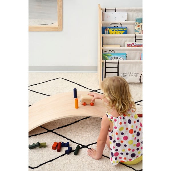 Libreria per bambini in tessuto beige 60x70 cm Animals - Folkifreckles-image-3