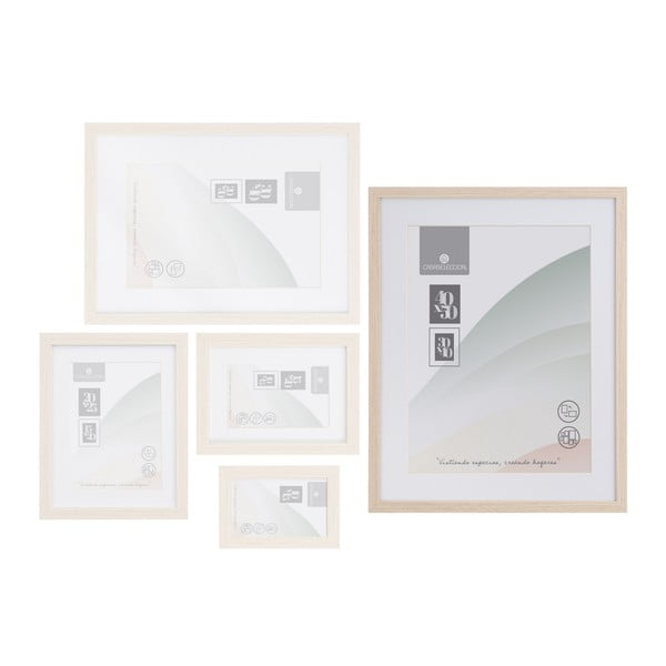 Cornice di colore naturale da appendere 42x52 cm Sencillo – Casa Selección-image-2