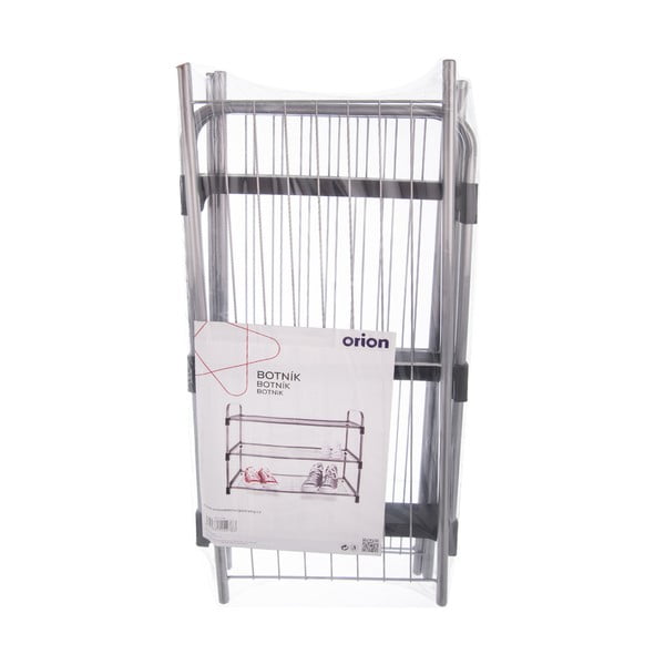 Scarpiera in metallo color argento - Orion-image-3