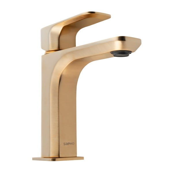 Rubinetto per lavandino dorato verticale Spy – Sapho-image-2