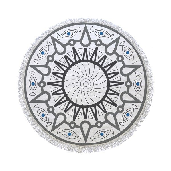 Kruhová plážová osuška La Chanta Takron Round Beach Towel, ⌀ 1,5 m