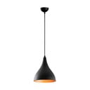 Lampadario nero con paralume in metallo ø 22 cm Sağlam – Opviq lights