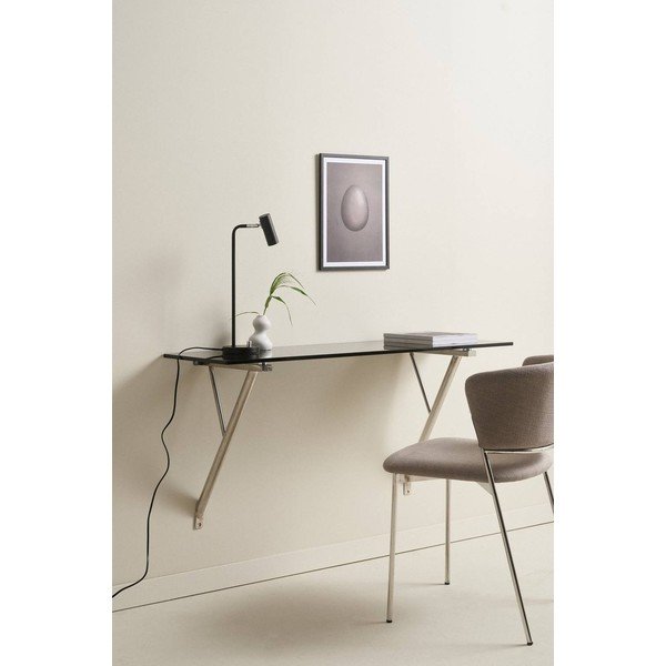 Scrivania da parete con piano in vetro da appendere 40x120 cm Kullaberg – Jotex-image-1