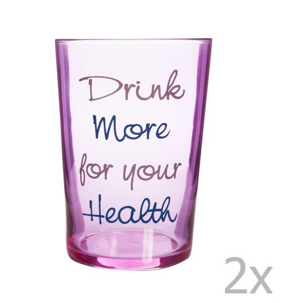 Sada 2 sklenic Drink More