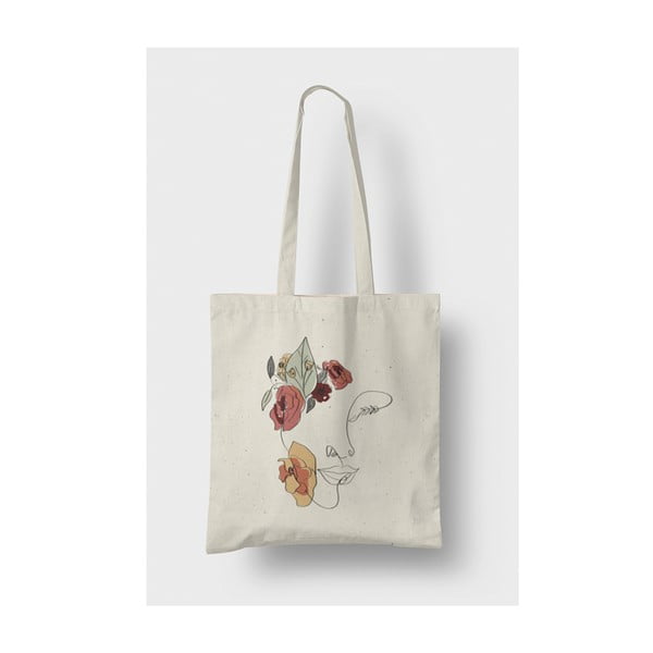 Borsa in tessuto beige - Kate Louise