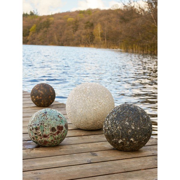 Palline decorative da giardino in terracotta Reese - Bloomingville-image-1