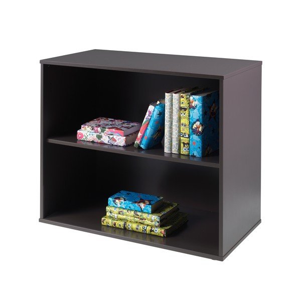 Libreria grigia a letto alto Pino - Vipack