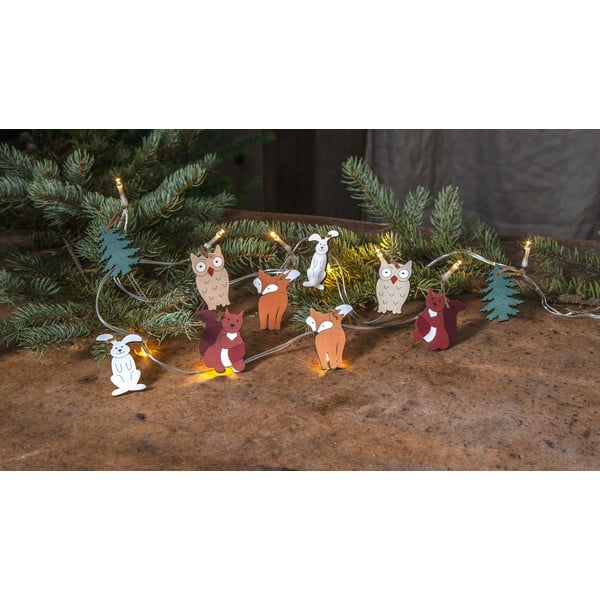 Catena luminosa con motivo natalizio numero di lampadine 10 pezzi lunghezza 180 cm Friends - Star Trading-image-3