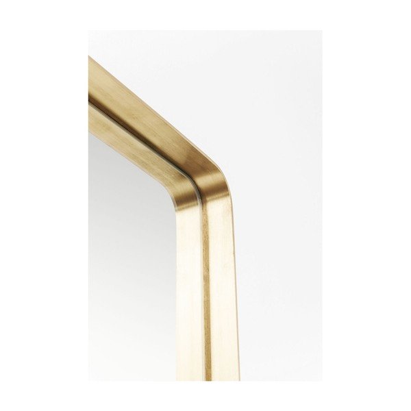 Specchio con cornice in ottone Rettangolare, 200 x 70 cm - Kare Design-image-4