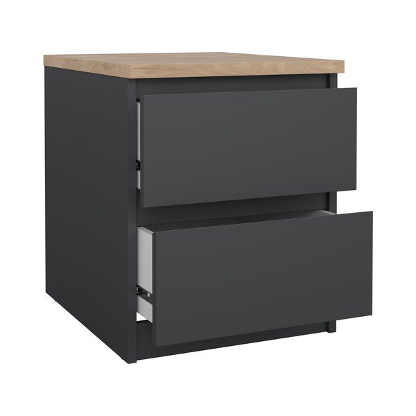 Comodino grigio scuro Naia – Tvilum-image-3