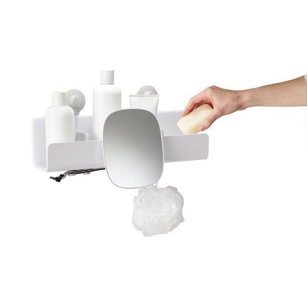Mensola da bagno a parete con specchio rimovibile EasyStore - Joseph Joseph-image-3