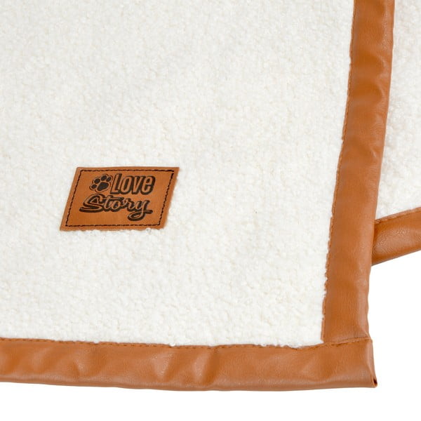 Coperta crema per cani 50x70 cm - Love Story-image-4