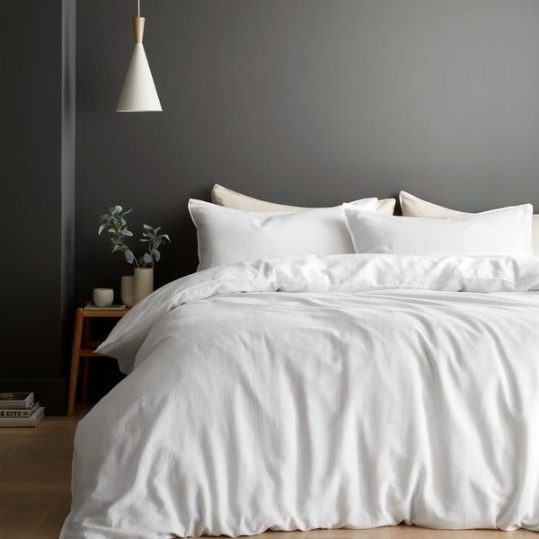 Biancheria da letto bianca estesa per letto matrimoniale 230x220 cm Relaxed - Content by Terence Conran