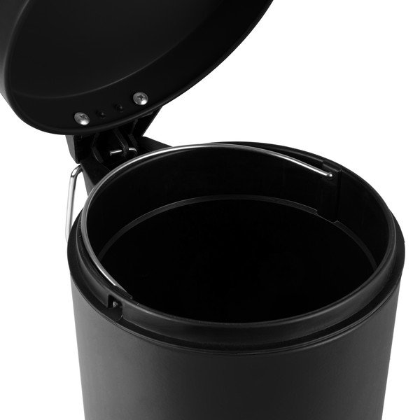 Cestino a pedale nero , 3 l Grena - Compactor-image-1
