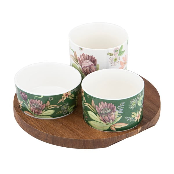 Set da portata da portata in porcellana 3 pz Leura – Ladelle