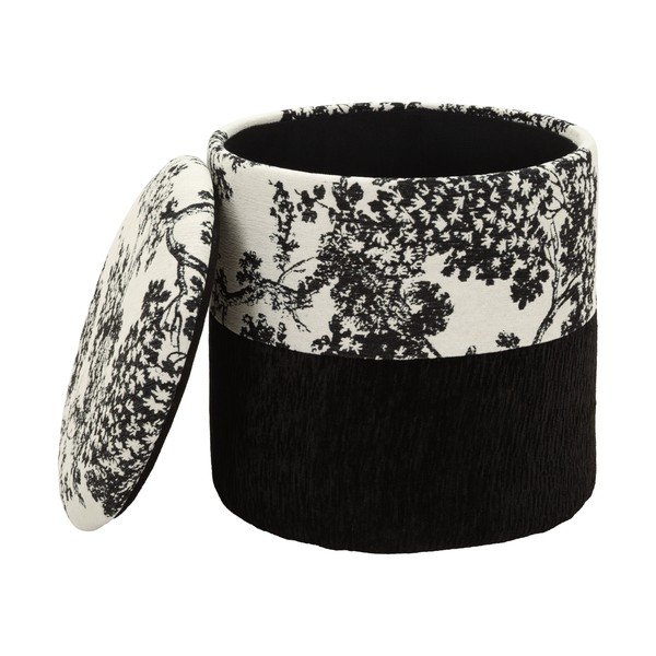 Poggiapiedi bianco e nero Oriental Style – Mauro Ferretti-image-3