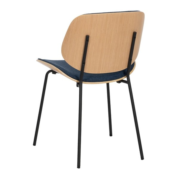 Set di 2 sedie da pranzo blu scuro Elio - Ixia-image-4