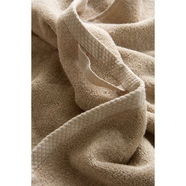 Set di asciugamani per viso e corpo beige in cotone 4 pz Darcy – Jotex-image-4