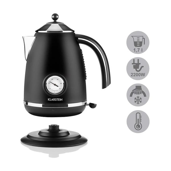 Bollitore nero Aquavita Chalet - Klarstein-image-4