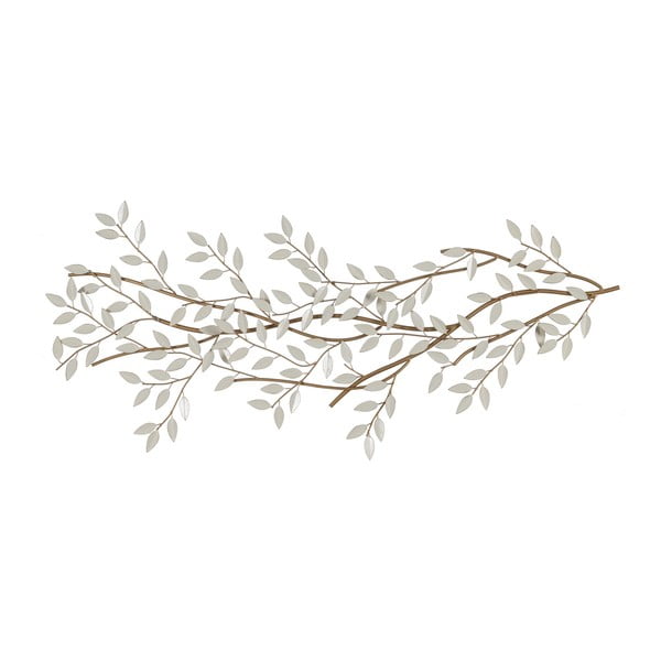 Decorazione murale in metallo 137x51 cm Leaves - Ixia