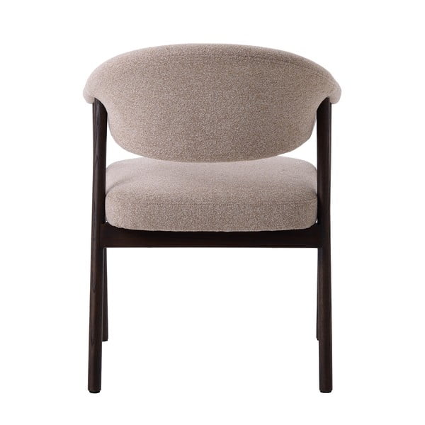 Set di sedie da pranzo beige in rovere massiccio con braccioli 2 pz Elk – Unique Furniture-image-3