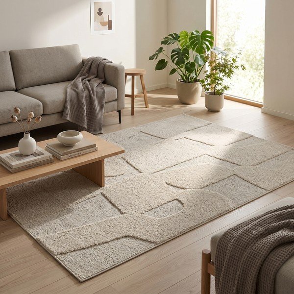 Tappeto beige 120x170 cm Cairo - ESTE-image-4