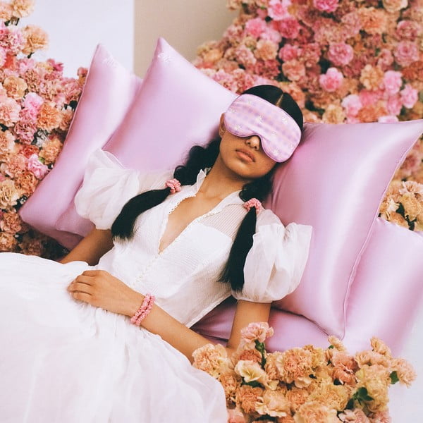 Federa per cuscino in seta 51x76 cm Wildflower – slip-image-2