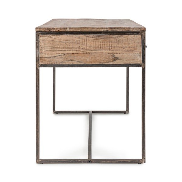 Scrivania con piano in acacia 60x150 cm Elmer – Bizzotto-image-4