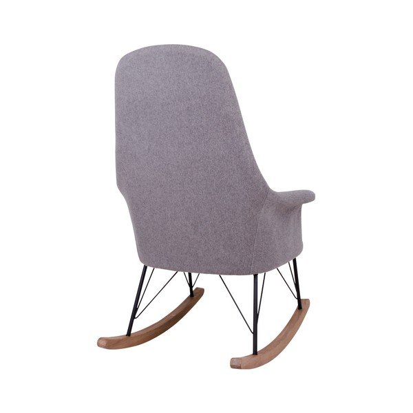 Sedia a dondolo grigia Viby - House Nordic-image-3