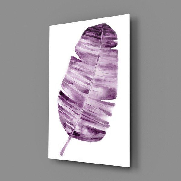Pittura su vetro Lila , 46 x 72 cm Leaf - Insigne-image-3