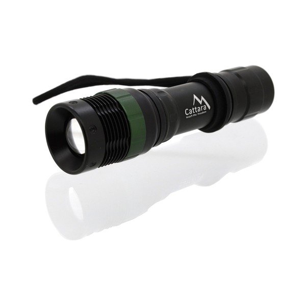 Černá kapesní LED svítilna Cattara ZOOM-image-2