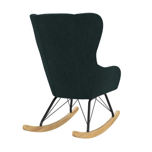 Sedia a dondolo blu scuro Harper - Novogratz-image-3