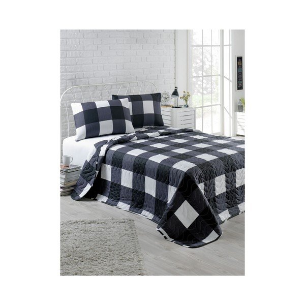 Set povlaku na polštář a přehozu přes jednolůžko Leandro, 160 x 220 cm