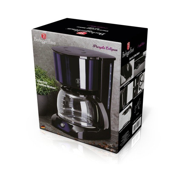 Macchina da caffè con filtro viola Purple Metallic Line - BerlingerHaus-image-2