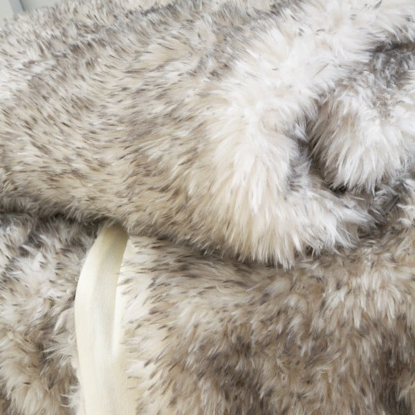 Coperta in pelliccia sintetica grigia 130x170 cm Arctic Fox - Catherine Lansfield-image-1